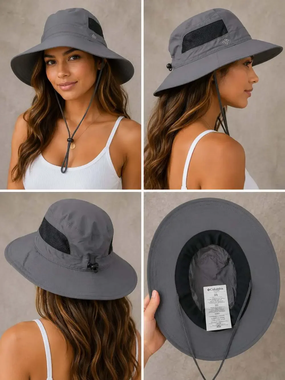 Columbia Bora Bora Booney Sun Hat with Mesh Ventilation